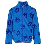 SEGA Sonic The Hedgehog Little Boys Fleece Zip Up Jacket Blue 5