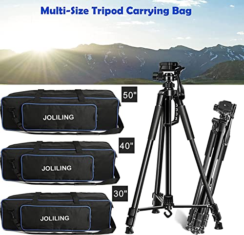 Joliling 40" Tripod Carrying Case With 1/3Inch Deluxe Padded, Nylon Fabric Waterproof And Durable For Lights,Speakers, Cameras, Booms, Microphone,Telescope Stands Case Black #TOP4