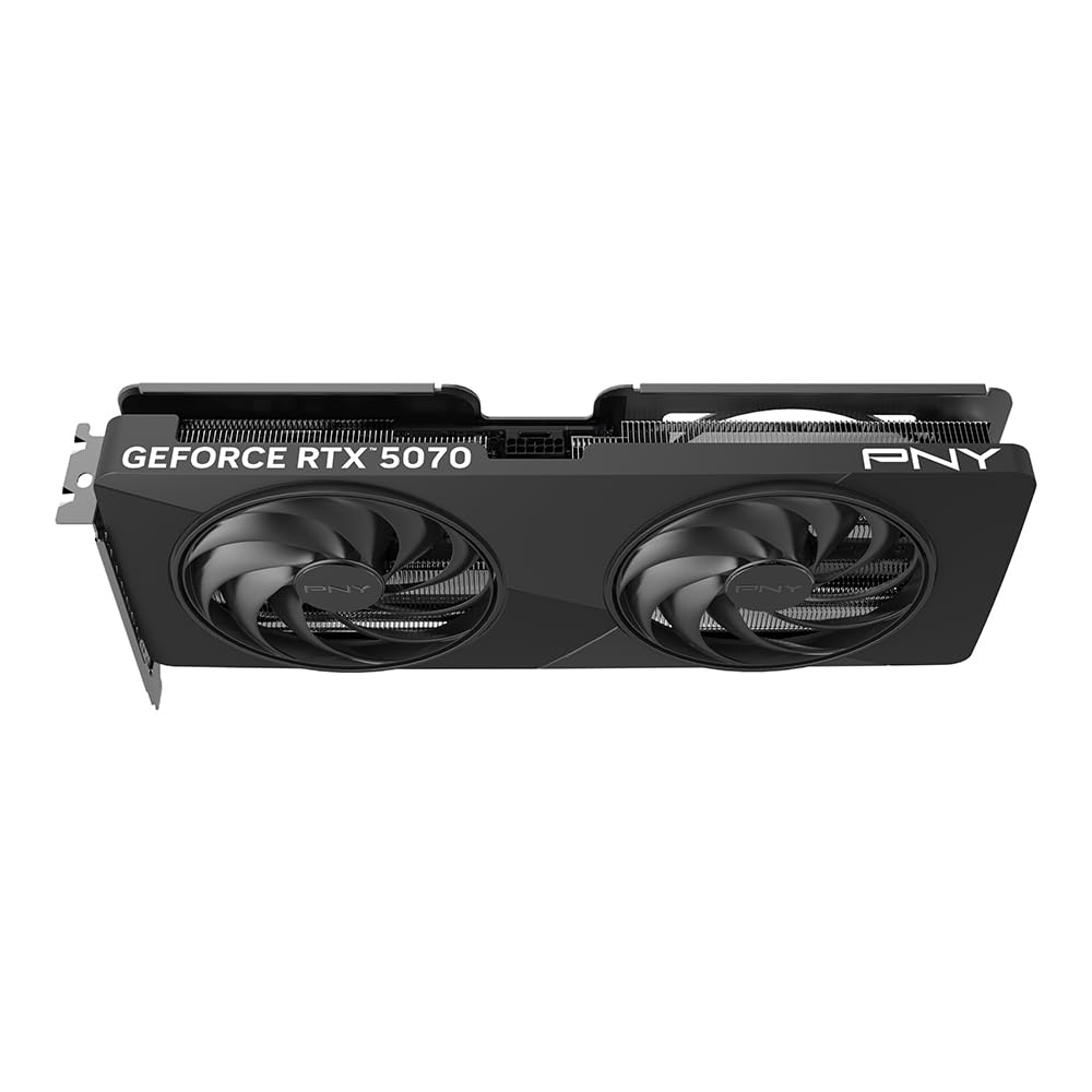 PNY Tarjeta Gráfica GeForce RTX™ 5070 12GB Slim OC Dual Fan 2-Slot