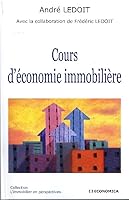 COURS D'ECONOMIE IMMOBILIERE 2717864652 Book Cover