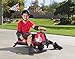 Razor Crazy Cart - 24V Electric Drifting Go Kart - Variable Speed, Up to 12 mph, Drift Bar for Controlled Drifts, Black/Red