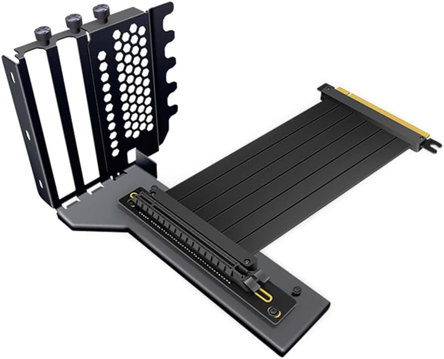 Vertical GPU Mounting Bracket PCIE3.0 X16 Slot Bracket with Toolless Adjustment for Gaming PC PCIe 3.0 Compatible