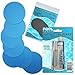 8 Pack 3" Rounds Heavy Duty Blue Vinyl Patch Kit for Boats Inflatables Pools