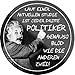 schilderkreis24 – Lustiger Albert Einstein Spruch Zitat “Laut Einer Studie Politker“ Magnet Deko Kühlschrankmagnet Küche Geschenkidee Geburtstag Weihnachten 8x8 cm