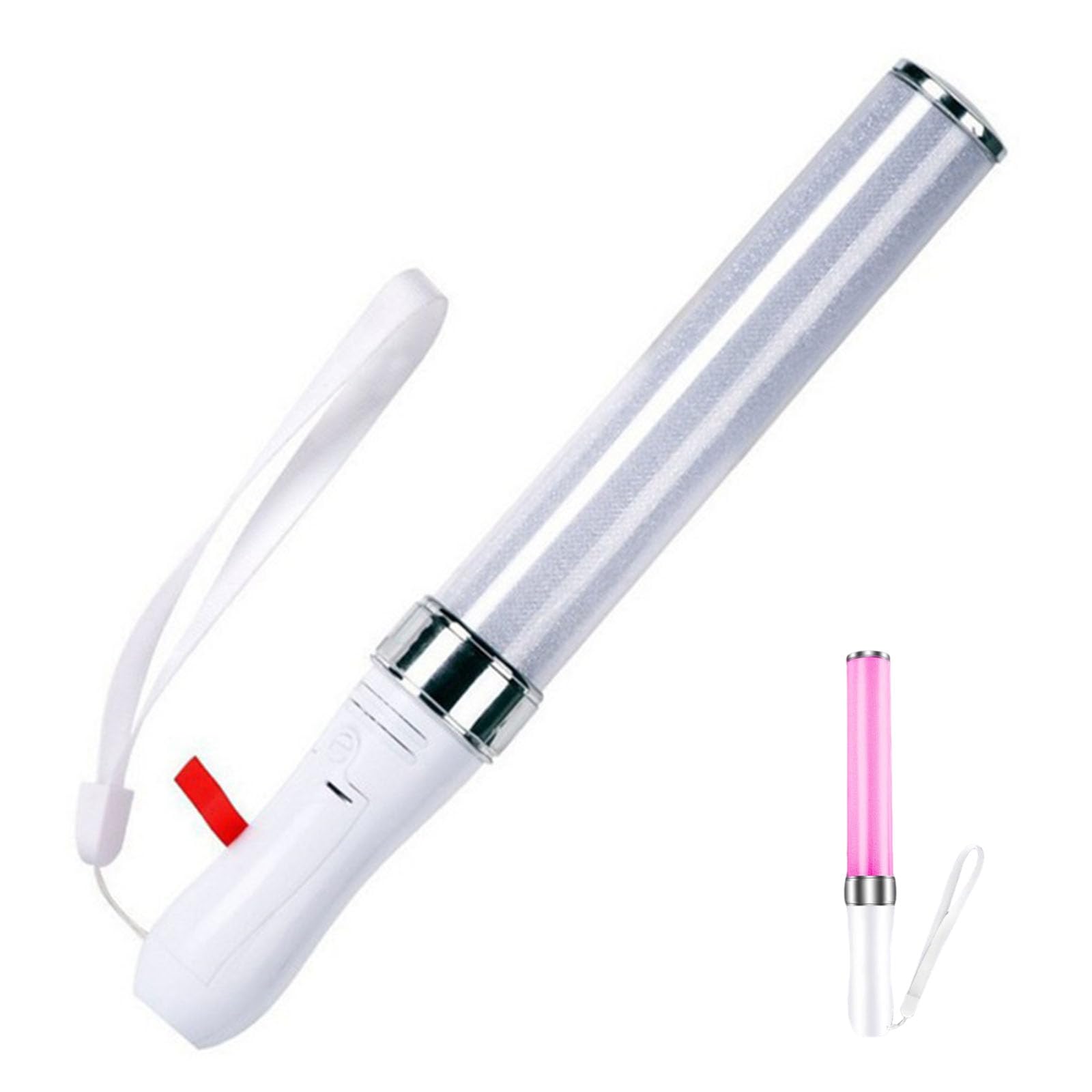 YUWENW ペンライト LEDライト スティック 15色カラーチェンジ 電池式 塑料製 軽量設計 手動切替機能付き 高輝度発光 応援グッズ コンサート ライブ会場 パーティー 夜のイベント キャンプ お祭り カラオケ大会 忘年会 色替え可能 持ち運びに便利 使いやすい