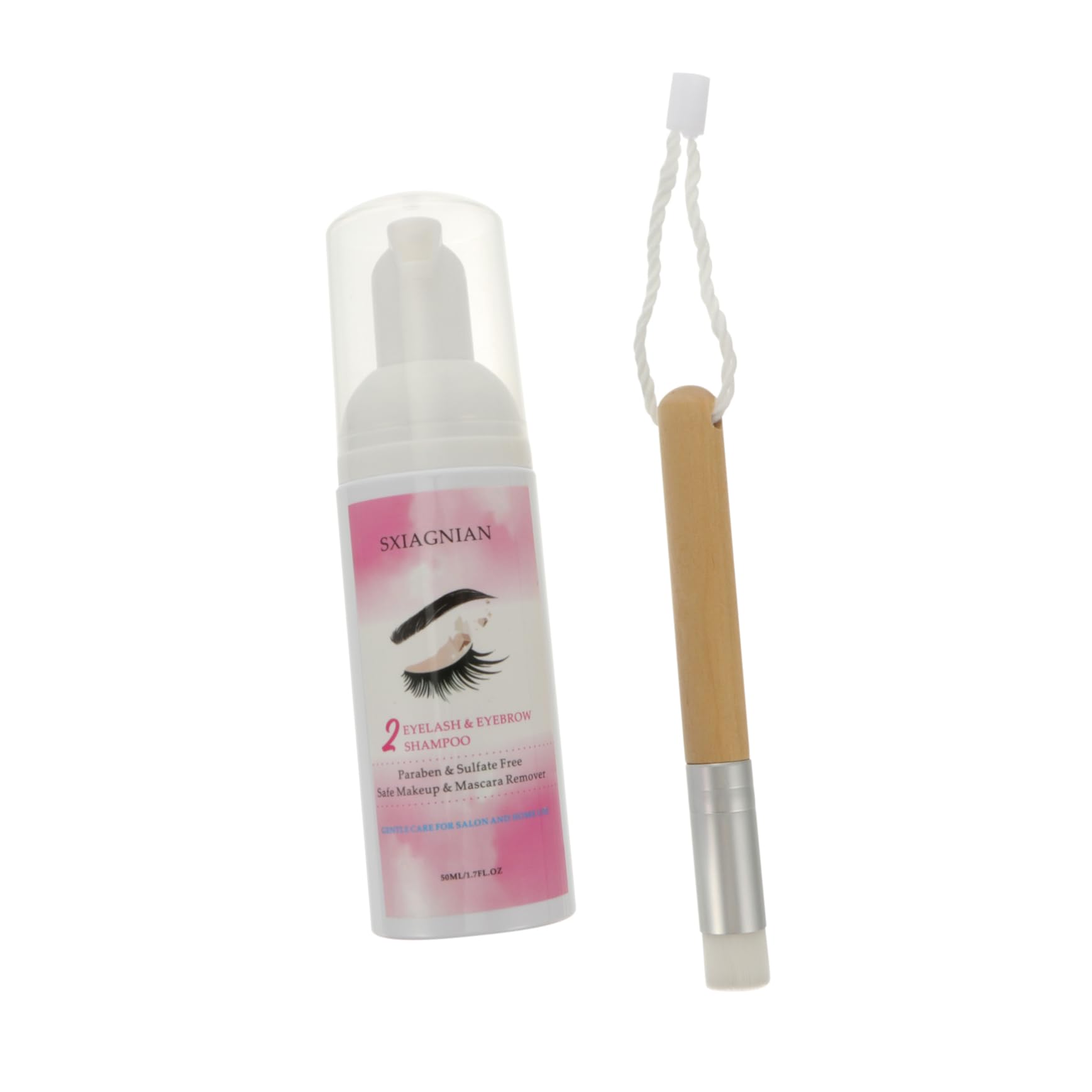 DOITOOL 2 Piezas Mousse Limpiador de Pestañas maquillaje mascara desmaquillador de ojos sin aceite desmaquillador ojos champú desmaquillador de rímel limpiador de rímel 2 en 1