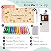 Original Tobios Mini Wooden Watercolor Paint Set – Compact Travel Art Kit with 12 Colors, Refillable Brush & Sketchbook – Unique Creative Gift for Birthdays, Holidays & Art Lovers