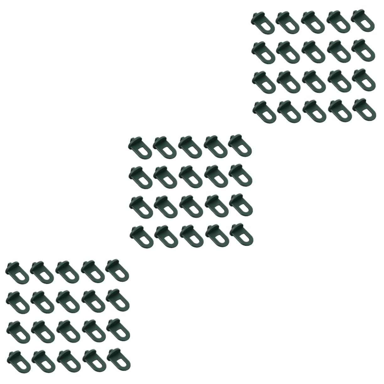 VANZACK 3 Ensembles Crochet pour Pot De Fleurs Suspendu Crochets pour Le Jardin Crochet De Suspension pour Pot De Fleurs Crochets Suspendus pour Pots De Fleurs Plastique Vert 20 Pièces * 3