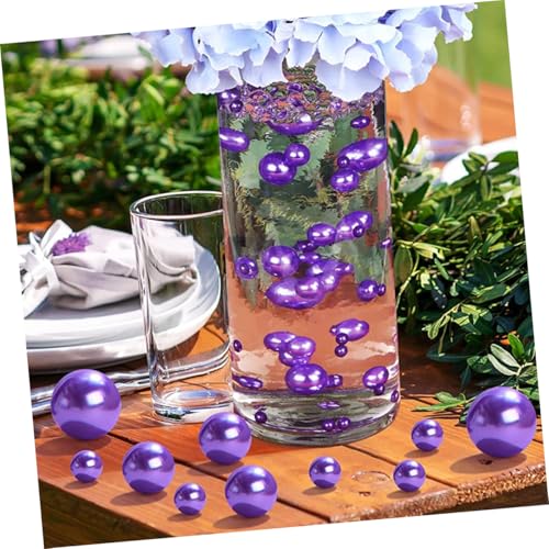 Perlas flotantes PRETYZOOM 220 piezas de perlas simuladas para decoración de jarrones de boda 8
