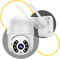 Câmera de Segurança Ip Wifi Hd 1080p A8 Câmera Yoosee Visão Noturna Infravermelho Externa A Prova D'água