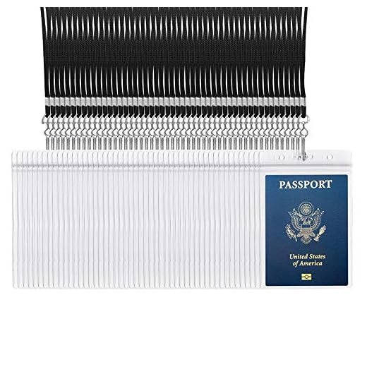50-Pack Extra Large Passport Holders Set