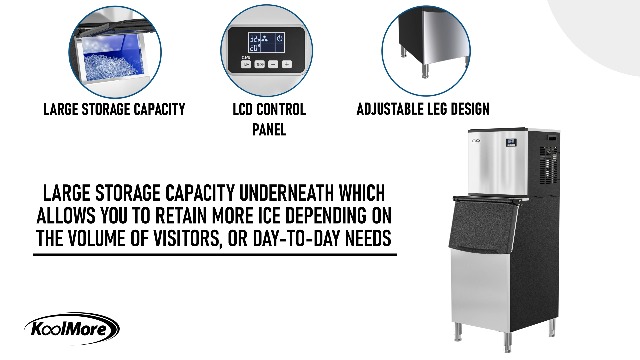 Amazon.com: KoolMore Modular Ice Maker Machine, 315 lb. Full Cube