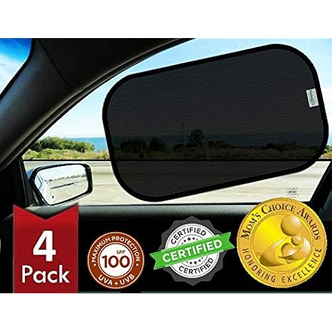 kinder Fluff Car Window Shade 4-Pack Cover