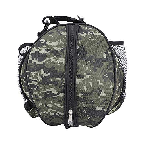 Vobor Portable Sports Bag Basketball Football Soccer Ball Storage Ball Single Shoulder Strap 4Colors(Ejército)