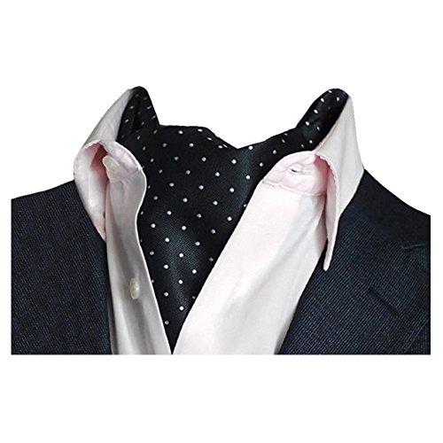 YCHENG Elegante Uomo Ascot Doppia Pala Scacchi