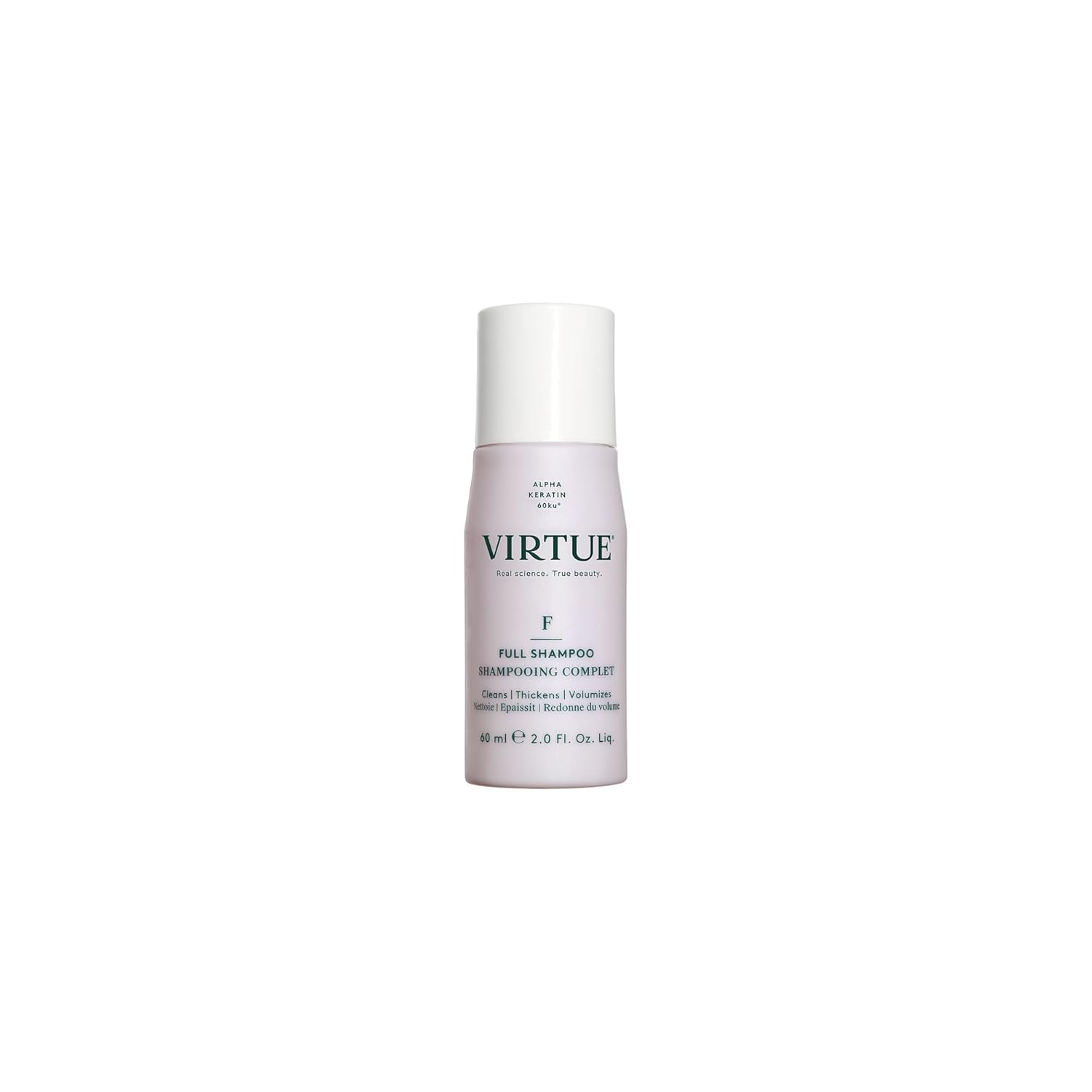 Virtue Full Sulfate Free Volumizing Shampoo Thickens Hair, Safe for All Hair Types, Color Safe