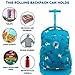 J World New York Kids' Sunny Rolling Backpack Adults, Puppy, One Size
