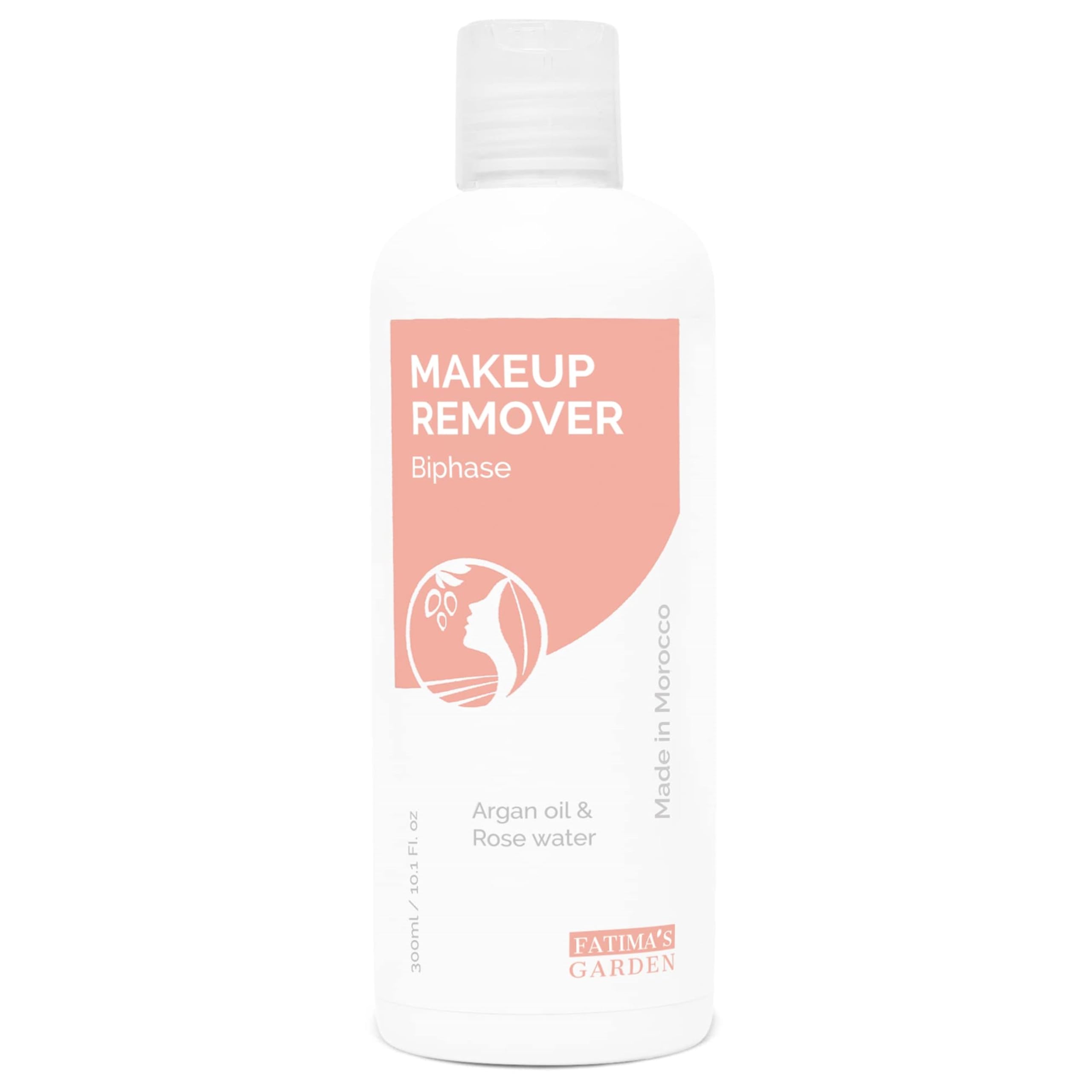 Fatima's Garden Desmaquillante Orgánico con Argán y Agua de Rosas - Refuerza Pestañas, Anti-edad - 300ml