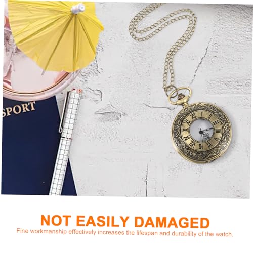 CALLARON 2 Unidades Capa Flip Retrô Decoração Vintage Relógios Para Homens Relógios Bolso Para Homen