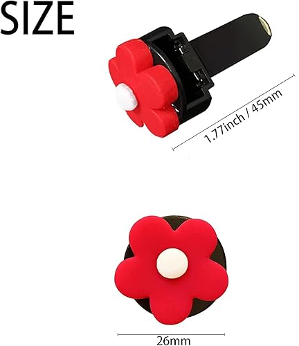 Miniatura 7 de 8 clips de ventilación de margaritas, clip de salida de aire acondicionado de flores lindas para ambientadores de automóvil, accesorios decorativos