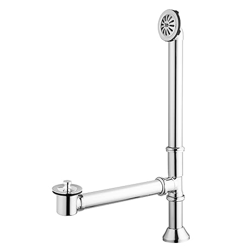 Artiwell Vintage Claw Foot Tub Drain Kit with Lift and