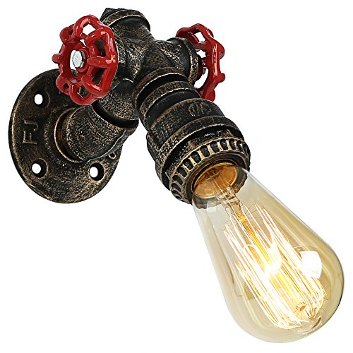 Fuloon Vintage lampada da parete lampada laterale