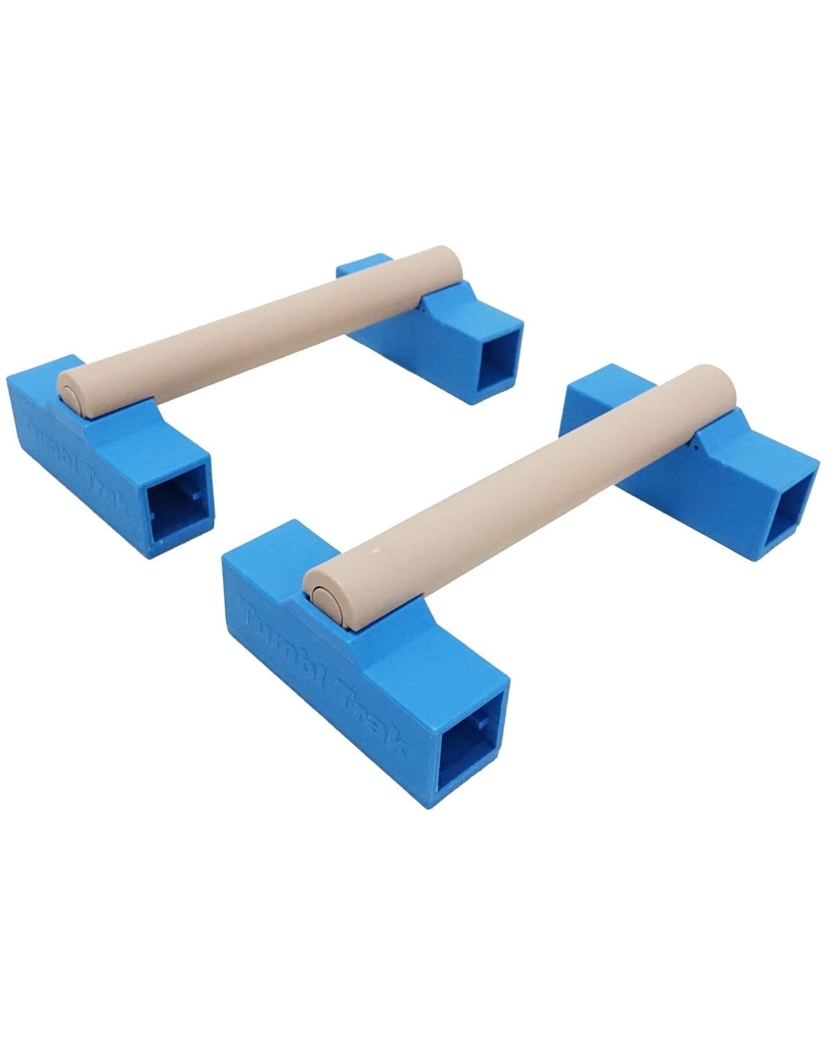 Portable Parallette Bars, Blue