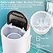 CLIPOP Portable Mini Small Washing Machine and Spin Dryer for Home, 2-in-1 Camping Washing Machine Compact Electric Washer & Drying for Baby Clothes (White, 3 Kg)