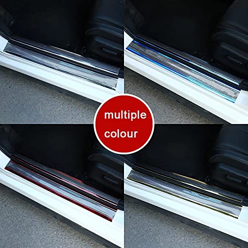 Eohmak Automotive Door Entry Guard Car Door Sill Protector Anti-Collision Strip Rubber Waterproof Protection Strip For Most Car (3M Length, 7Cm Width, Blue) #TOP4