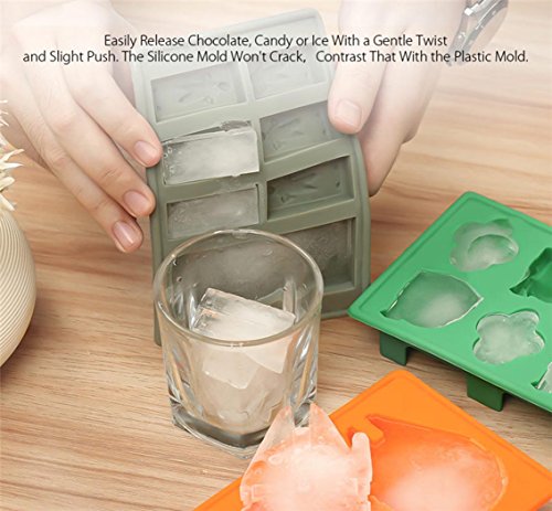 Fantasybear Star War Shaped Mold,Set Of 6 Silicone Flexible Molds For Star Wars Lovers Robots Birthday Cake Decoration Candy Molds Chocolate Molds Soap Molds Baking Molds Jello Molds (6Pcs Set) #TOP4