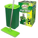 Sabco Clean Ease Flat Mop Wringer Set, Green
