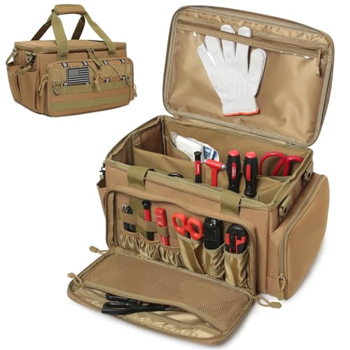 15-Inch Multi-Purpose Tool Organizer Bag with Shoulder Strap