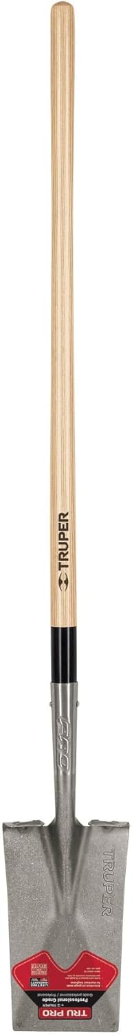 Truper TruPro Garden Spade Review: Turned Steps, 48-Inch Handle for Digging, Edging & Trenching