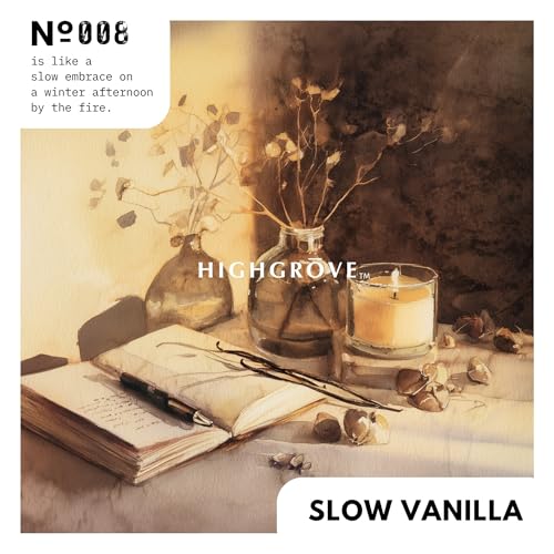 Image of Slow Vanilla Premium Eau De Parfum 30ml, Sweet, Warm, Gourmand & Amber, Soothing Fragrance, Long Lasting Perfume Spray For Men & Women