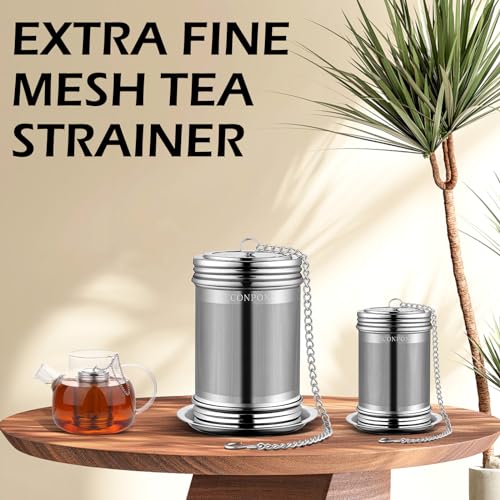 ECONPON Reusable Tea Steeper Extra Fine Mesh Infuser