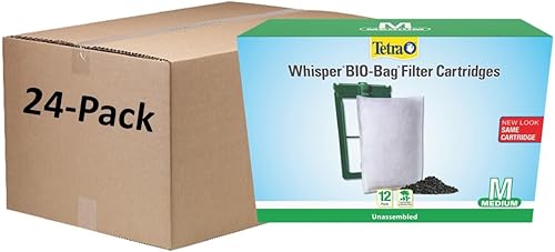 Tetra Whisper Filter Cartridges, Extra Small, for Aquarium Filtration (24 Units of 4 Count Packs)