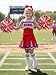 ZGXYZXMY Cheerleader Costume for Girls Cheerleading Outfit Kids Halloween Party Birthday Gift (Red, 3-4 Years)
