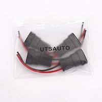 Vista 7 de UTSAUTO Adaptador de cableado macho 9005/9006/H10 para faros delanteros, luces antiniebla, retrofit o instalación de luces cúbicas de vaina, barra