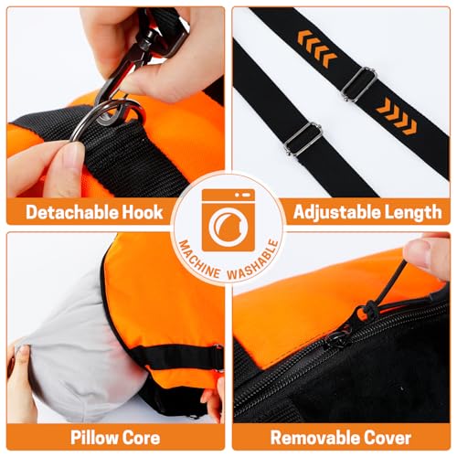 Image of Aurya Car Seat Foot Rest for Kids, Leg Rest for Kids Car Seat, Car Foot Rest with Adjustable Straps, Car Seat Accessories for Toddlers' Booster Seat
