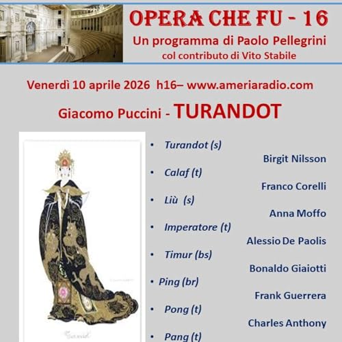 L'Opera che fu 15 - G. Puccini - Turandot