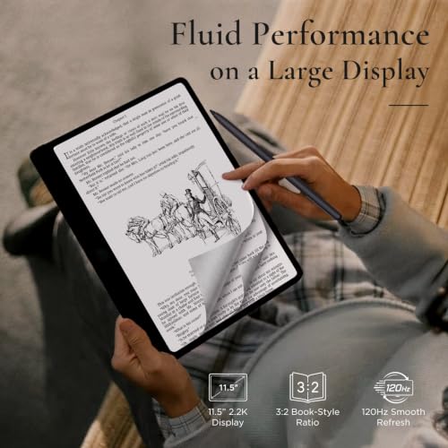 Image of TCL Note A1 NXTPAPER Paper Tablet, Digital Notebook with Pen & Flip Case, 11.5 inch 2.2K 120Hz Paper-Like Display, 8GB+256GB, AI Tools, 8000mAh Battery, Android 15, Tablet for Work, Study & Creativity