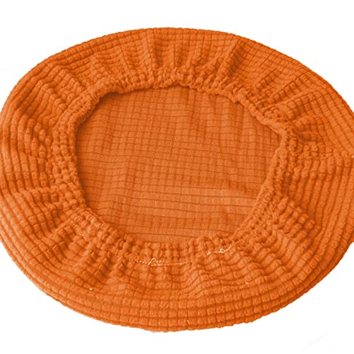 Funda para taburete redondo elástica protector de cojín suave de spandex 3