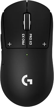Logitech G PRO X3 SUPERSTRIKE Gaming Mouse - Black