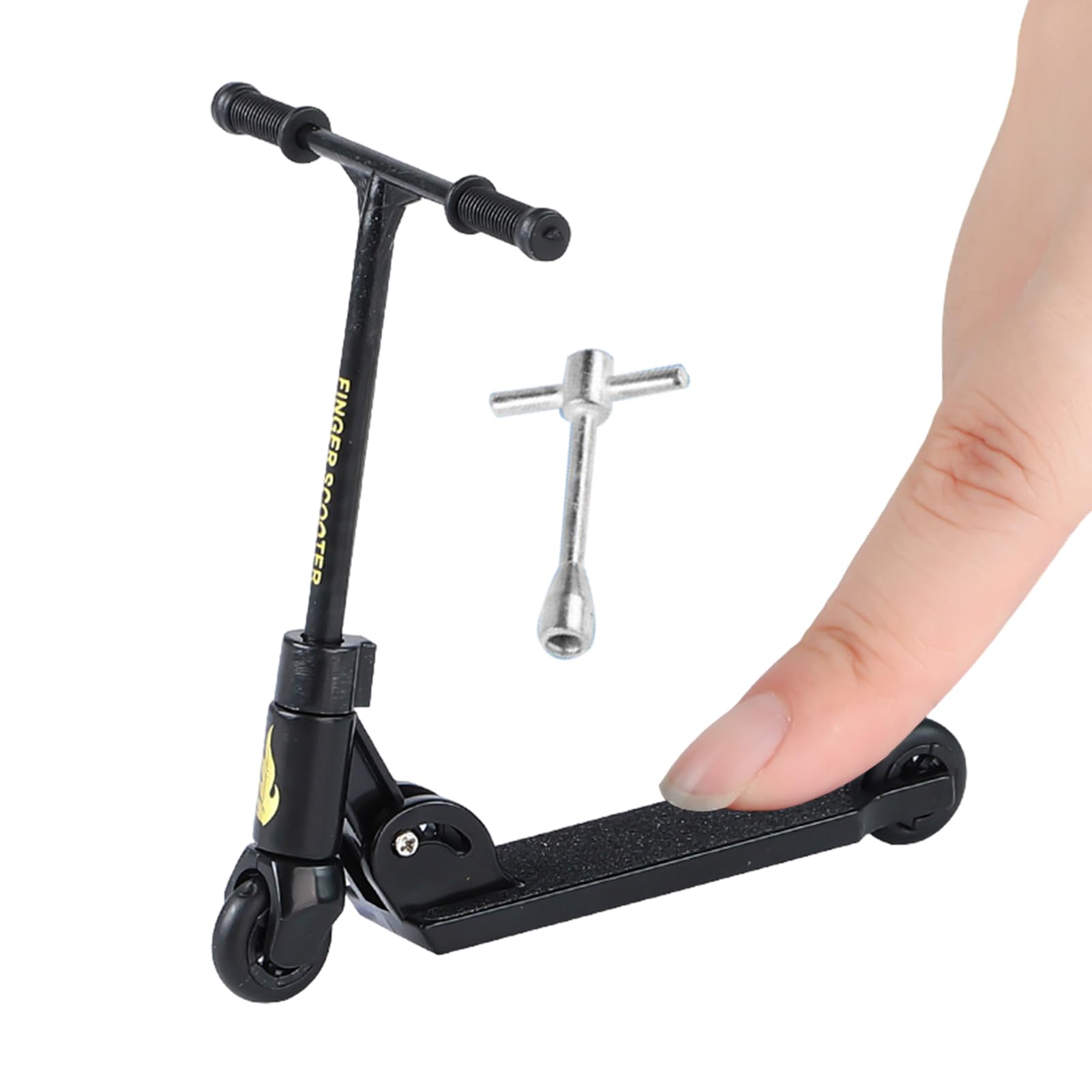 Finger-Rollschuhlaufen – Interaktives Spielzeug, Stunt-Scooter Und Faltbares Skateboard (~8,5×6×8,5 Cm, ABS) Für Training, Fähigkeitsentwicklung, Kreativität, Lustiges Spielen | Kinder, Jugend