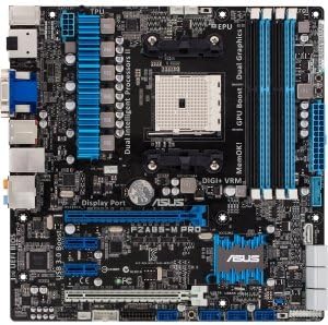 ASUS AMD A85X SATA 6.0 Gb-s 240-Pin DDR3 2400 Motherboards F2A85-M PRO