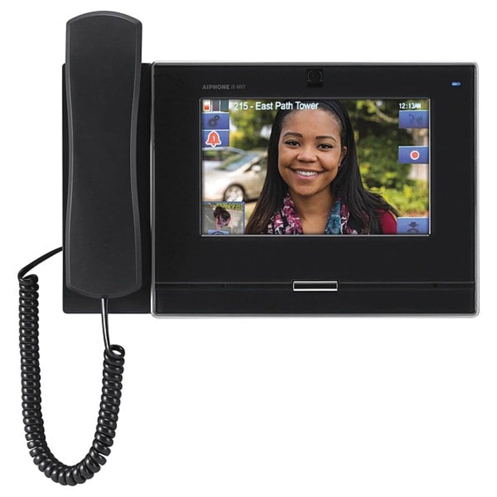Amazon.com: Aiphone IX-MV7-HB IP Addressable Hands-Free or Handset