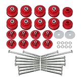 KF04060BK Body Mount Bushing Kit Compatible with 2008-2016 Ford F250 F350 Super Duty 2WD 4WD Polyure