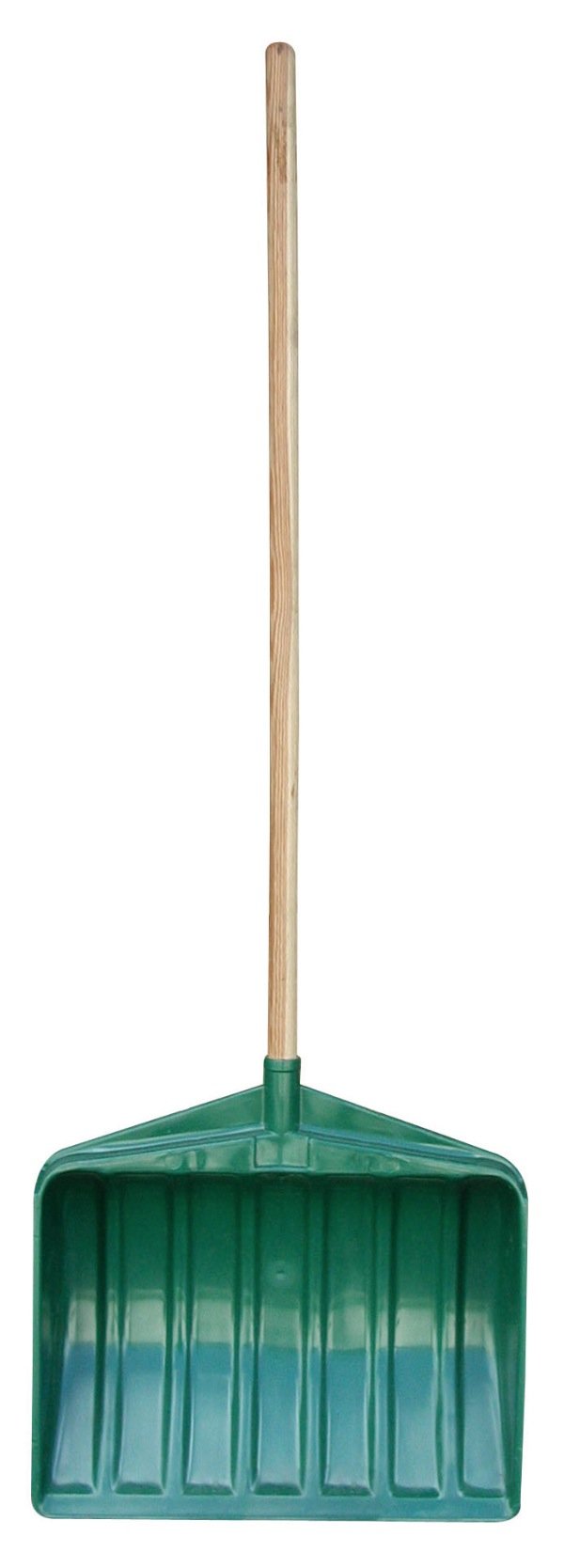 EDA - Pelle à Neige en Plastique - Manche en Bois - Déneigement Pratique - 46 x Ø2,​8 x 145 cm