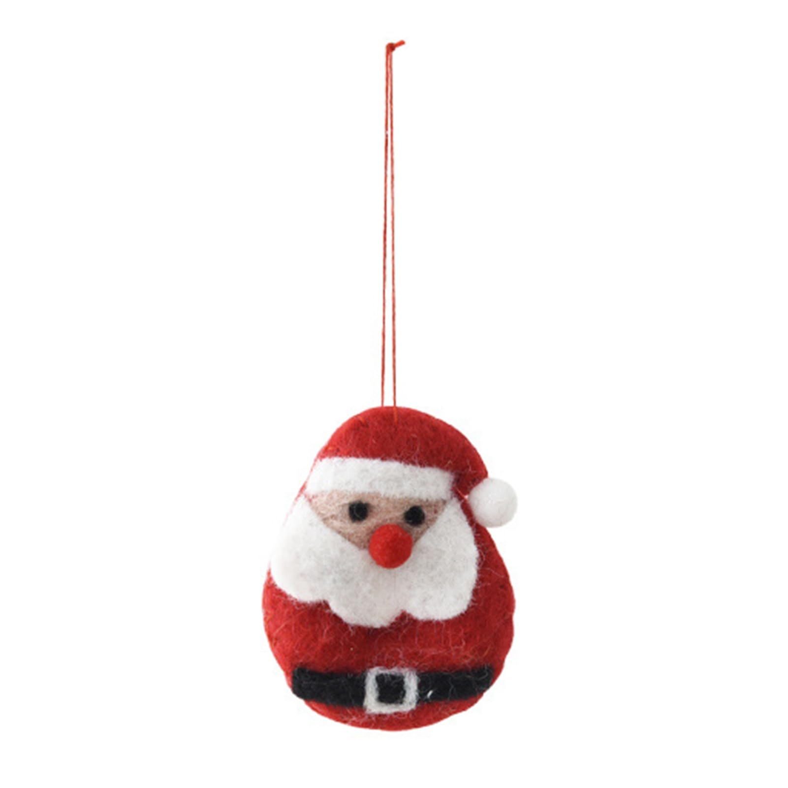 Handmade Felt Christmas Ornaments Santa Elf Snowman Tree Decor