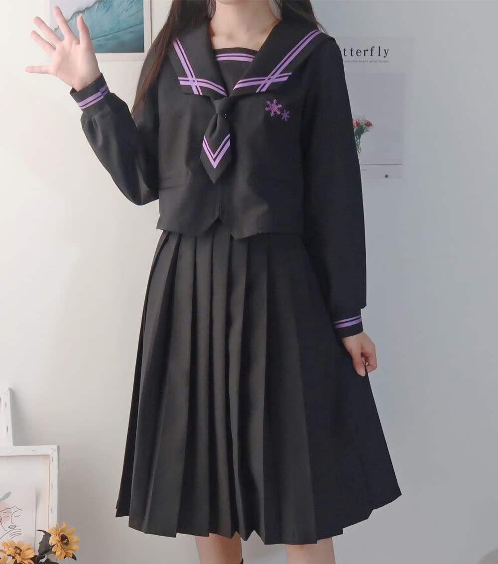 Amazon.co.jp: [CAWILXHA] 【まるこの猫柳】枝の雪 セーラー服 長袖